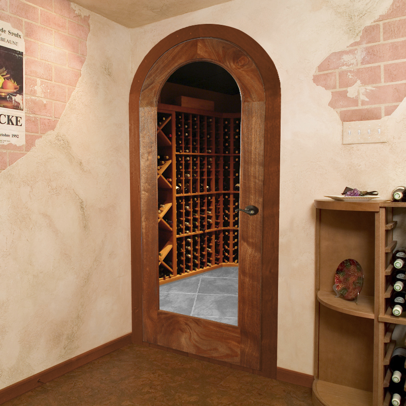 Doors should be designed specifically for wine cellars
