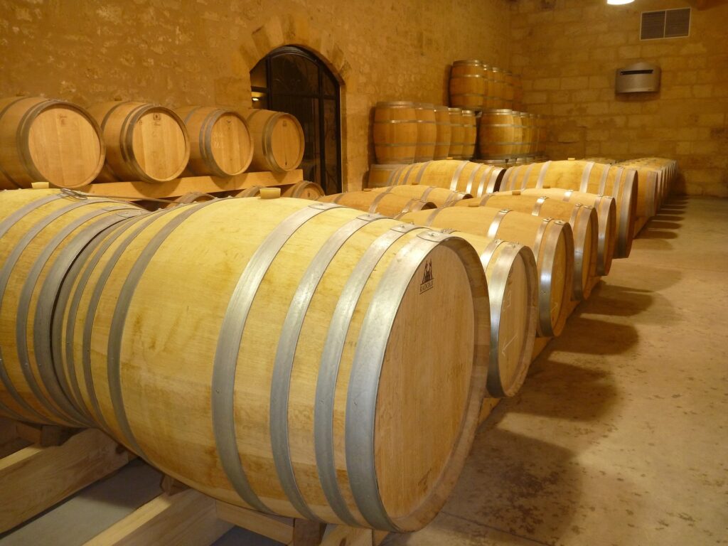 Traditional Oak Wine Barrels