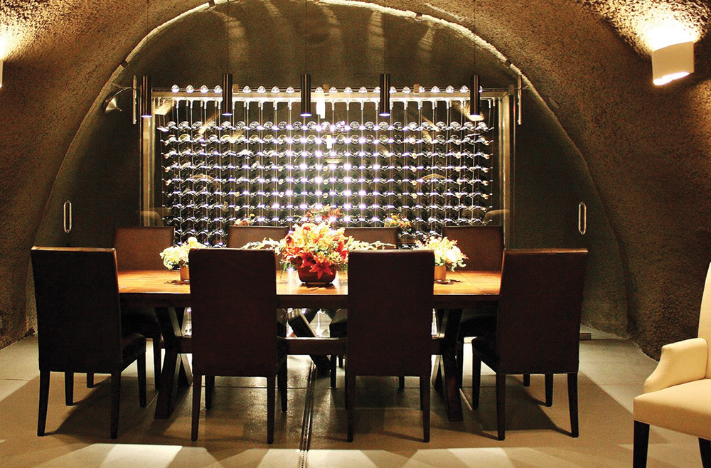 IWA Design Center - Modern Wine Cave