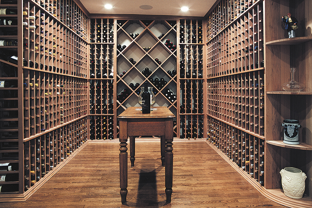 IWA Design Center - Wood Wine Cellar