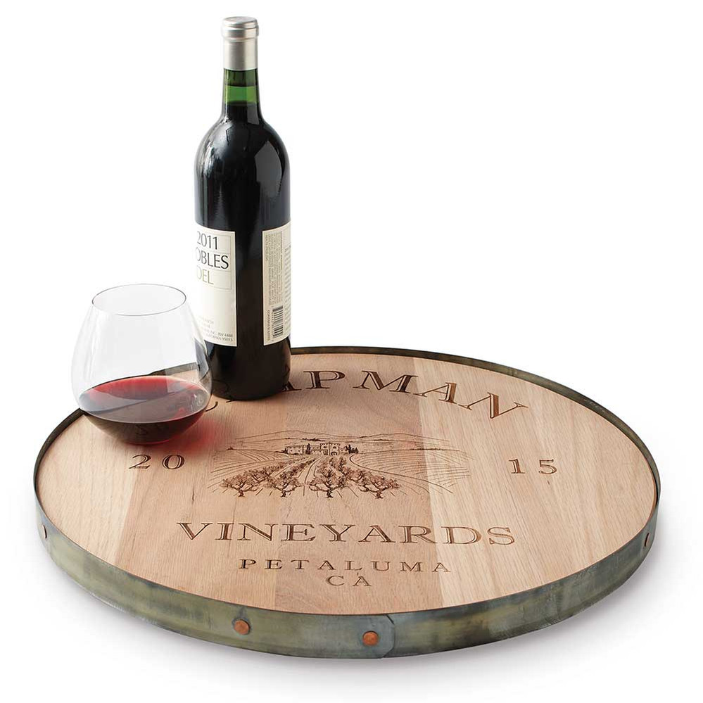 18 Inch Personalized Lazy Susan