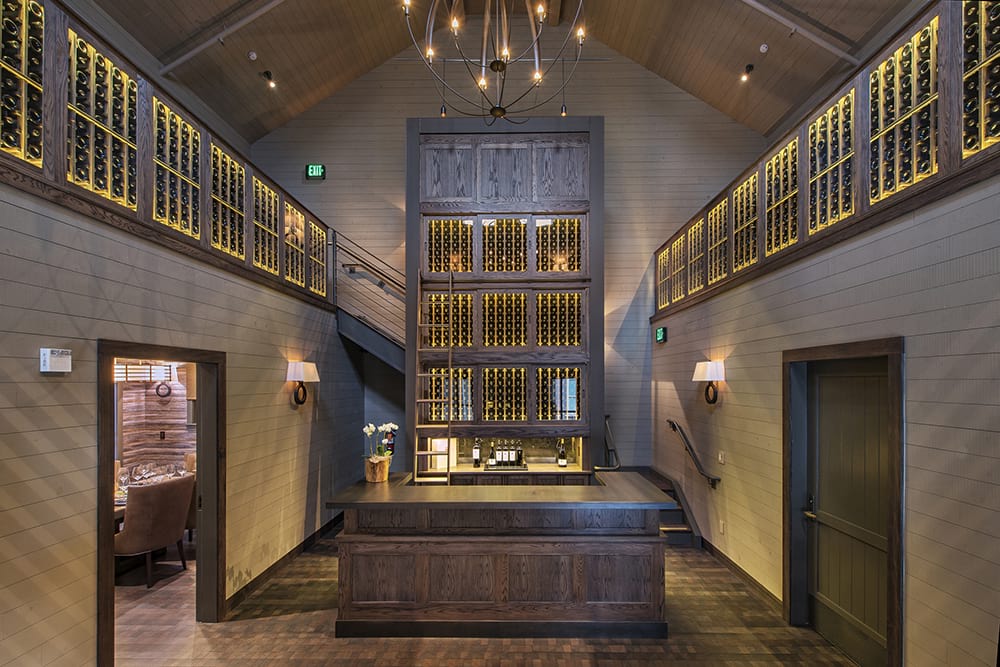 Alpha Omega Winery Wine Cellar by IWA Design Center