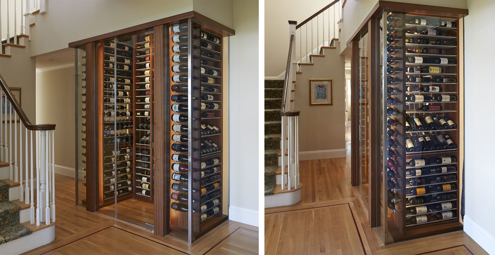 Custom Wood Wine Cabinet