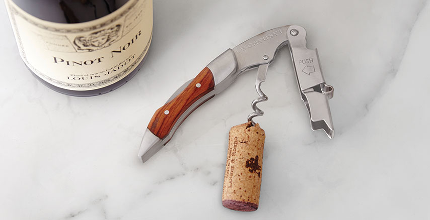 Le Creuset Waiters Corkscrew Wood