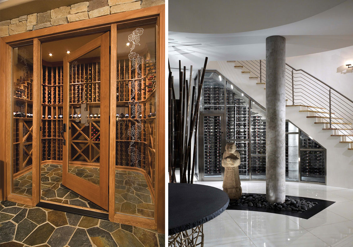 Custom Wine Cellar Floor