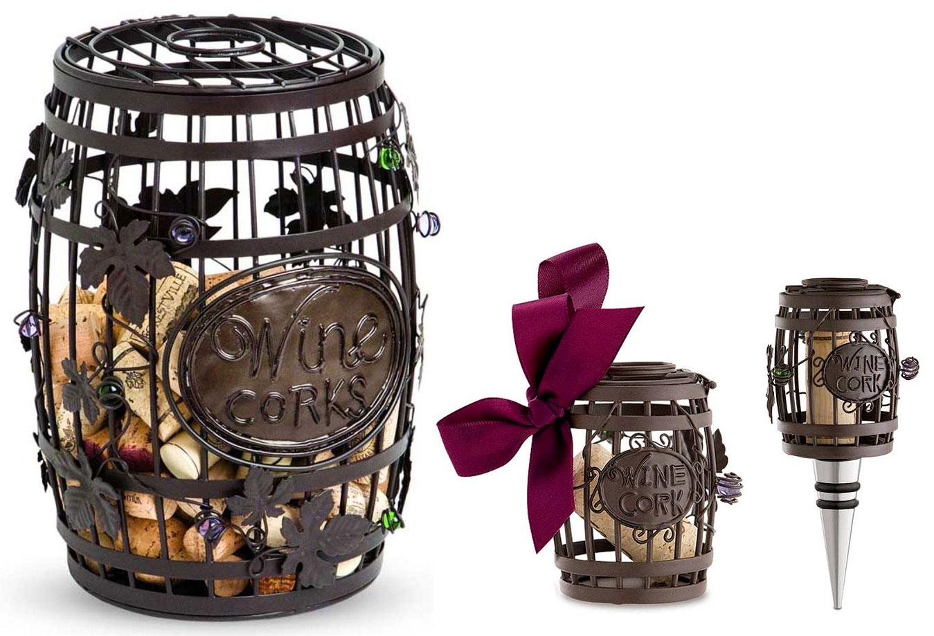 Wine Barrel Cork Cages