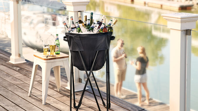 Black Folding Tub Cooler