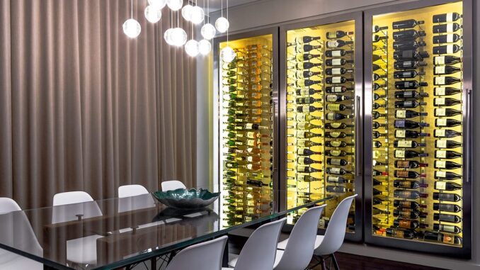 Custom Wine Cellar - Glass Jewel Box