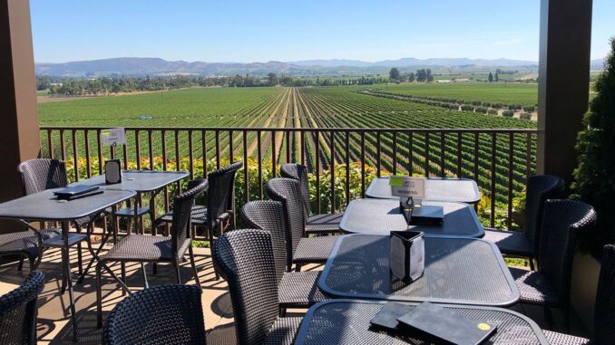 Patio at Gloria Ferrer Winery