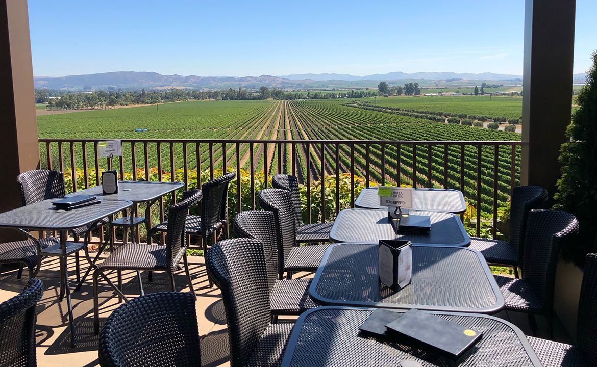 Patio at Gloria Ferrer Winery