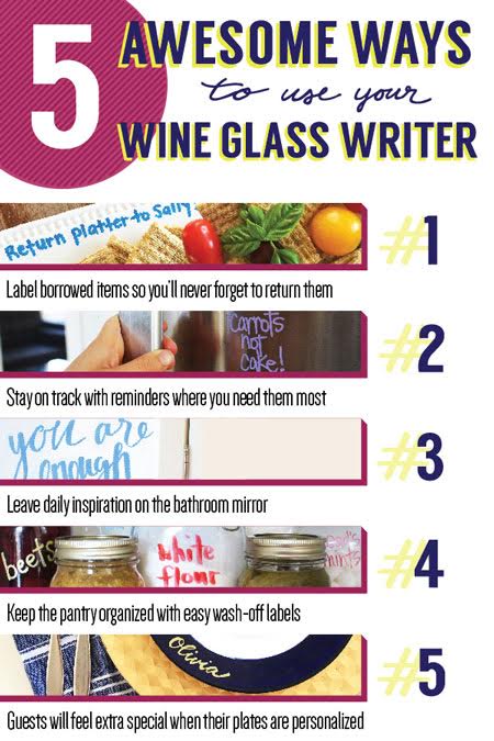 Wine Glass Writer Tips
