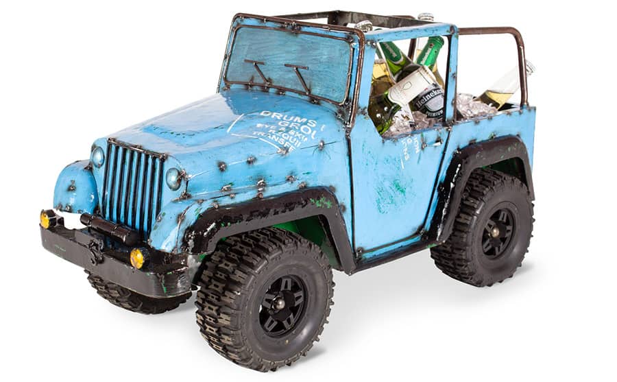 Blue Jeep Wine Chiller