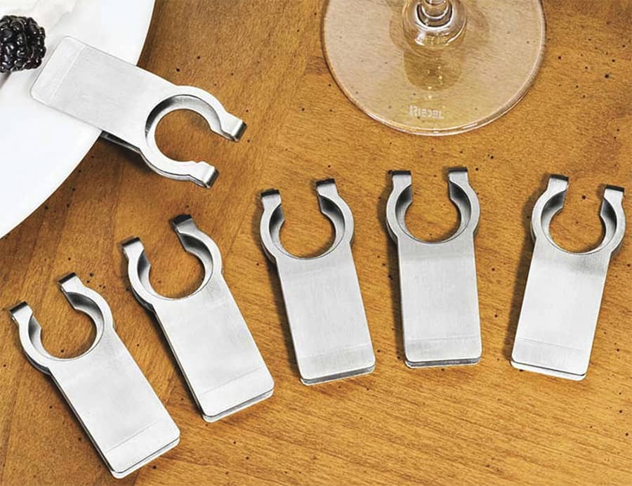 Stemware Plate Clips