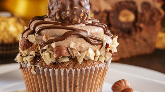 Chocolate Nut Cupcake