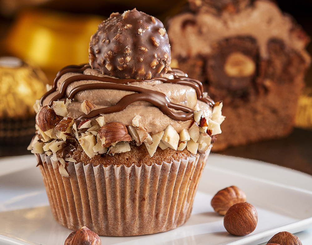 Chocolate Nut Cupcake